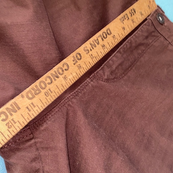 GLORIA VANDERBILT Amanda brown jean’s rhinestone back pockets size 12 average - Picture 13 of 15